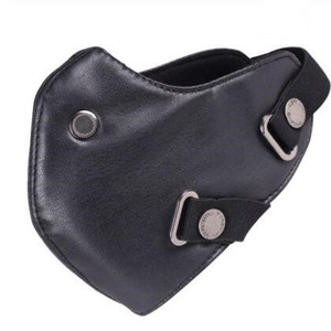 <span class=keywords><strong>Masque</strong></span> anti-poussière personnalisé en <span class=keywords><strong>cuir</strong></span> PU léger de style <span class=keywords><strong>vintage</strong></span>, adapté à l'utilisation avec un casque de <span class=keywords><strong>moto</strong></span> - Product Image 2