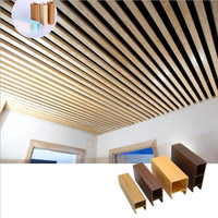 Panneaux muraux de décoration intérieure conçus en 3D Panneau de plafond suspendu acoustique en PVC Déflecteurs Prix bon marché pour matériel hospitalier WPC