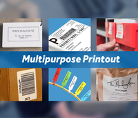 XP-420B 6X4 Printer Label Termal Printer Termal Waybill dengan Antarmuka USB