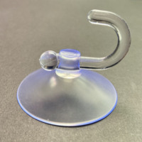 Crochets à ventouse transparents de petite taille, robustes, amovibles et réutilisables pour fixation murale de douche, vente en gros d'usine