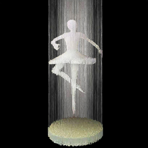 Lustre en cristal créatif en forme de <span class=keywords><strong>cheval</strong></span>, grand luminaire décoratif pour hall d'hôtel de luxe, art moderne, personnalité créative - Product Image 2