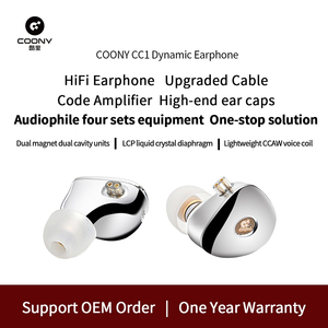 Auricolari HIFI CC1 con Interfaccia <span class=keywords><strong>3</strong></span>.5mm, SNR 110dB, Driver LCP da 11mm, Kit con Cavo Type-C/DAC, <span class=keywords><strong>3</strong></span> Auricolari, Alloggiamento in Alluminio, Audio di Qualità Senza Disturbi - Product Image 2