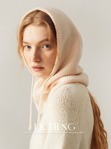 Balaclava simple et basique pour <span class=keywords><strong>femme</strong></span>, <span class=keywords><strong>mode</strong></span> hiver, protection du cou, anti-froid, chapeau pull-over - Product Image 4