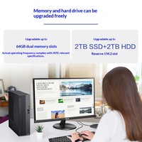 Para PoXiao 6X, Nueva PC de Escritorio Empresarial (Core I7-14700, 16GB DDR5, 1TB SSD, Chasis Compacto, Windows 10)