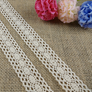 Francés nuevo diseño de moda de encaje recorte de encaje de algodón blanco ganchillo <span class=keywords><strong>bordado</strong></span> para prendas de vestir - Product Image 5