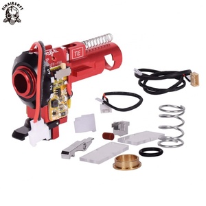 Cámara de Salto (Hop-Up) Táctica PRO CNC de Aluminio Rojo de Alta Precisión AEG con LED para Accesorios de Caza Serie AEG - Product Image 5