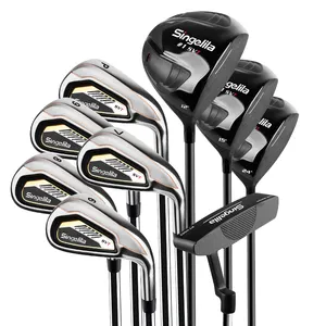 Fabbrica di alta qualità principiante Golf Iron Kit Logo personalizzato Golf driver club in acciaio inox Golf Set completo di club