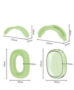 Coque pour casque en Silicone Transparent de haute qualité pour <span class=keywords><strong>AirPods</strong></span> <span class=keywords><strong>Max</strong></span> housse de protection pour écouteurs en TPU transparent pour <span class=keywords><strong>Apple</strong></span> <span class=keywords><strong>AirPods</strong></span> <span class=keywords><strong>Max</strong></span> - Product Image 6