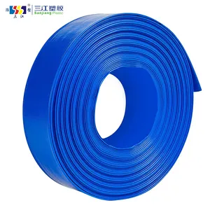 102 Mm 4 Bar Layflat 60 Psi Pvc Flexibele Plat Waterleiding Voor Landbouw Irrigatie