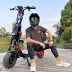 Long Distance Travel 80-300KM 13inch 14inch Fat Tire Off Road 72v Dual Motor 40ah 80ah 100ah Adult Foldable Electric Scooter - Product Image 6