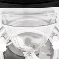 Commerciële desktop hard ijsmachine met melk- en fruitopties, roestvrij staal, 16L/u capaciteit voor snackapparatuur