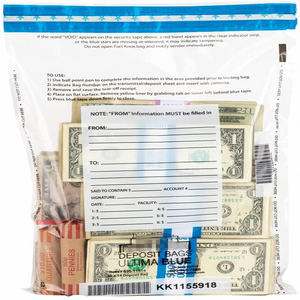 Túi Đựng Tiền Ngân Hàng Bảo Mật Chống Giả Mạo Tùy Chỉnh Túi An Ninh Hiển Nhiên Giả Mạo - Product Image 5