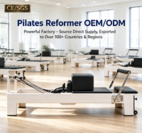 MJD Fitness Appareil de Pilates Reformer en Bois d'Érable de Haute Qualité et Durable, Machine Classique avec Couleur et Logo Personnalisés