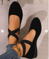 Chaussures plates confortables pour femmes - Ballerines à bout pointu, design simple et décolleté pour toutes les saisons