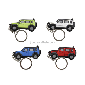 Nueva llegada Offroad verde PVC coche Logo llavero Jimny coche Logo llavero para <span class=keywords><strong>Suzuki</strong></span> Jimny 5 puertas JC74 - Product Image 5