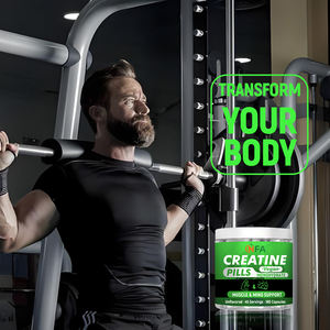 Yüksek kaliteli spor takviyesi 5000mg kreatin hapları kapsüller kreatin monohidrat ile beyin fonksiyonunu geliştirir - Product Image 5