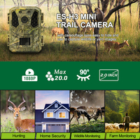 Faune Nature Trail 20MP 1080P Extérieur Trail Mini Caméra Chasse Piège Sauvage Étanche Piège Caméra pour Faune Moniteur