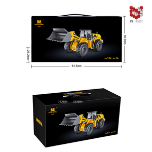 <span class=keywords><strong>HUINA</strong></span> <span class=keywords><strong>1583</strong></span> 1:14 22 canaux RC alliage Bulldozer modèle télécommande chargeuse sur pneus camion Construction camion voiture avec lumière et son - Product Image 6