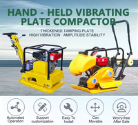 Compacteur de sol motorisé SHUYU avec moteur Honda, plaque vibrante à pression PLC, composants de pompe, roulement et boîte de vitesses, haute efficacité