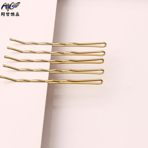 ปิ่นปักผมสไตล์เกาหลีกิ๊บติดผมสีทองแบบไม่ร่วง - Product Image 4