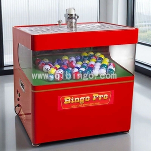 Máquina de <span class=keywords><strong>Bingo</strong></span> Portátil con Rayas Rojas y Doradas Bolas de <span class=keywords><strong>Bingo</strong></span> del 1 al 75 <span class=keywords><strong>para</strong></span> Actividades de Entretenimiento y Lotería Comercial - Product Image 5