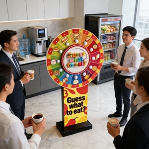 Roue <span class=keywords><strong>de</strong></span> la Fortune Électrique Géante pour Stand <span class=keywords><strong>de</strong></span> Fête, avec Distributeur <span class=keywords><strong>de</strong></span> Prix Aléatoires pour <span class=keywords><strong>Bingo</strong></span>, Loterie Interactive et Tirage au Sort, avec Support - Product Image 3