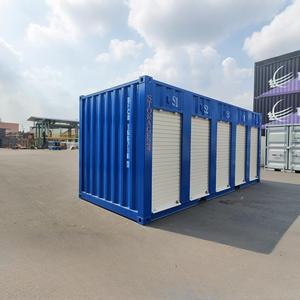 Conteneur à porte enroulable de 10 pieds, 20 pieds, 40 pieds pour espaces étroits, accès par chariot élévateur, chargement facile, stockage en entrepôt - Product Image 1