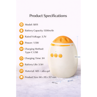 Berceau de poussette automatique à vitesse réglable pour bébé, rechargeable par USB, certifié CE, en silicone et ABS, pour la sieste