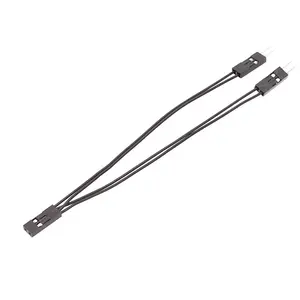 Jumper Bo mạch chủ chuyển đổi quyền lực thiết lập lại Cáp nữ đến 2X nam cáp 2.54mm 2pin Dupont Splitter cáp mở rộng 10cm