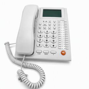 Téléphone filaire pour chambre d'hôtel avec 32 touches de numérotation rapide, identification de l'appelant et haut-parleur, personnalisable pour hôtels 5 étoiles (OEM) - Product Image 5