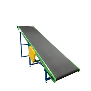 Environmentally Belt Machine Climbing Belt Conveyor For Goods Loading From Bottom To The Top