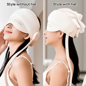 Masajeador de cabeza y ojos portátil <span class=keywords><strong>2</strong></span> en 1 con calor, 4 modos y 3 niveles de calefacción, temporizador automático, batería de 2000mAh, ayuda para dormir - Product Image 6