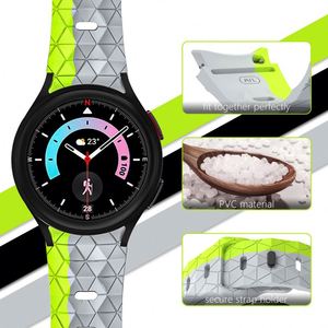 Correa de silicona para <span class=keywords><strong>Samsung</strong></span> Galaxy <span class=keywords><strong>Watch5</strong></span> <span class=keywords><strong>Pro</strong></span> Classic 6 20mm Pulsera para Galaxy Watch 4 Sport Strap - Product Image 4