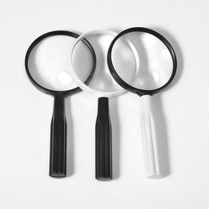 Kính lúp cầm tay màu đen và trắng với tay cầm hình cánh hoa 75mm Ống kính rõ nét cao để đọc và làm việc chi tiết - Product Image 6