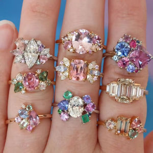 Factory Direct Classic Moissan ite Ring 18 Karat Gold & Rhodiniert S925 Silber Versprechen Ewigkeit Ehering Ring - Product Image 4