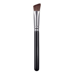 Pinceau triangulaire pour highlighter, poils synthétiques, manche en bois, pinceau plat de 30 mm pour correcteur, outil de maquillage - Product Image 2