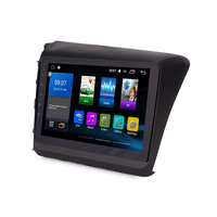 Layar Radio Mobil Navigasi Android, untuk Honda Civic 2012-2015 LHD/RHD Stereo Headunit Perangkat Din Ganda Quad Octa-core