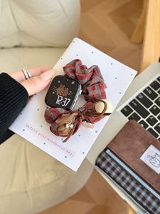 Correa Elástica de Tela Compatible con iWatch Serie 11, Correa de Bucle Individual para Apple <span class=keywords><strong>Watch</strong></span>, para Mujeres y Niñas, Estilo Kawaii, Casual - Product Image 3