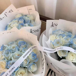 Jianyuefenghuawanghongzhi Papel rojo inglés Ramo de rosas Papel de embalaje Nuevos materiales florales chinos para <span class=keywords><strong>el</strong></span> Día de San Valentín - Product Image 3