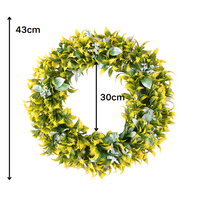 Vente en gros guirlande suspendue de haute qualité plante artificielle herbe fleur artificielle pour la décoration de la maison intérieur extérieur décor