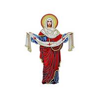 Kit de mosaïque diamant DIY élégant Vierge Marie chrétienne, œuvre d'art religieuse professionnelle pour salle de prière et chef-d'œuvre