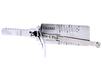 Outil de serrurier 2-en-1 Lishi Laguna3 pour décodage et crochetage, pour clés de véhicules Renault Samsung Motors Laguna