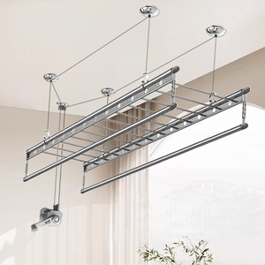 Séchoir à linge manuel de haute qualité Séchoir à linge suspendu au <span class=keywords><strong>plafond</strong></span> - Product Image 6