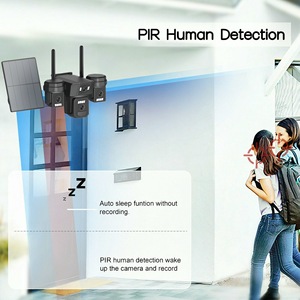Caméra PTZ solaire 4G à trois objectifs 9MP 2026 avec carte SIM, caméra de surveillance extérieure, suivi humain et alarme vocale - Product Image 3