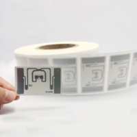 Étiquette adhésive imprimable RFID UHF 5434 860~960 MHz pour la gestion des stocks et la vente au détail de vêtements