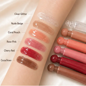 Brillo Labial Natural Voluminizador con Cabezal de Silicona, Tubos Personalizados, Envase Cosmético para Maquillaje Diario, Marca Privada - Product Image 2