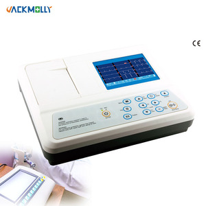 JM-8031 <span class=keywords><strong>Best</strong></span> Verkopende Medische Elektrocardiogram 12 Lead 3 Kanaals 3.5 Inch Kleurenscherm Digitale Draagbare <span class=keywords><strong>Ecg</strong></span> - Product Image 1