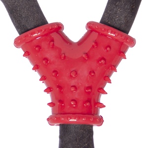 Giocattoli tpr da masticare per cani solidi durevoli colorati per cani + TPR giocattolo per la pulizia dentale a forma di Y Bone-Green/Black - Product Image 5