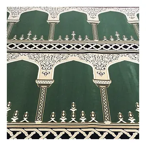 Grosir kualitas tinggi 80% wol dan 20% nilon axậmesin tenun Muslim Masjid karpet dinding untuk dinding karpet