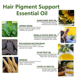 Aceite Esencial para el Crecimiento del Cabello, con Pigmento Capilar de Marca Privada, para Hombres y Mujeres, Vegano, 60 ml - Product Image 2